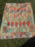 Handwoven Kilim Rug 6'6" by 5'2"