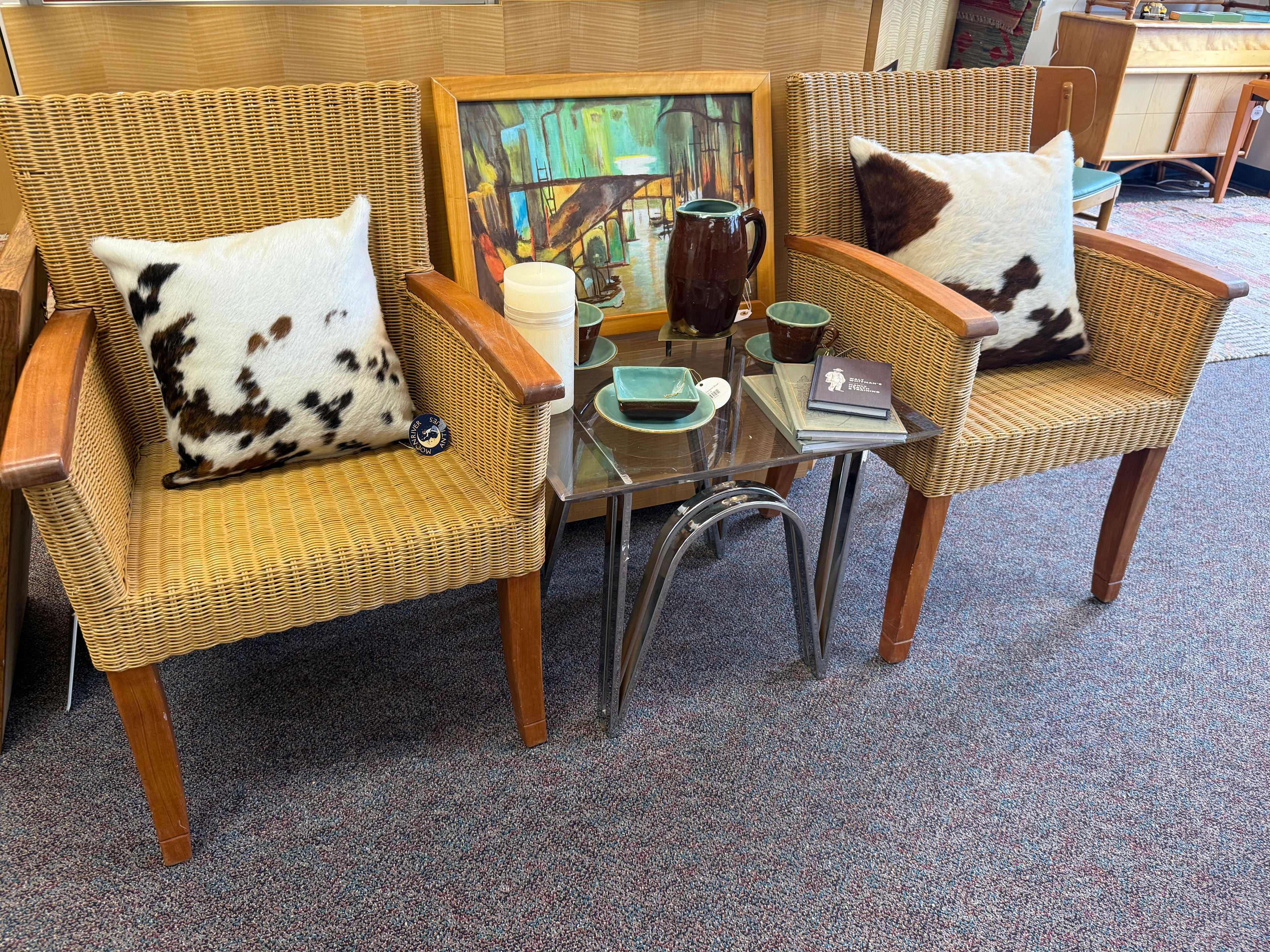 Williams Sonoma Wicker Chair