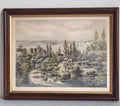 Fanny Palmer for Currier & Ives “New York Bay” Vintage Framed Print