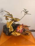 Roadrunner w/ Leaves Sculpture