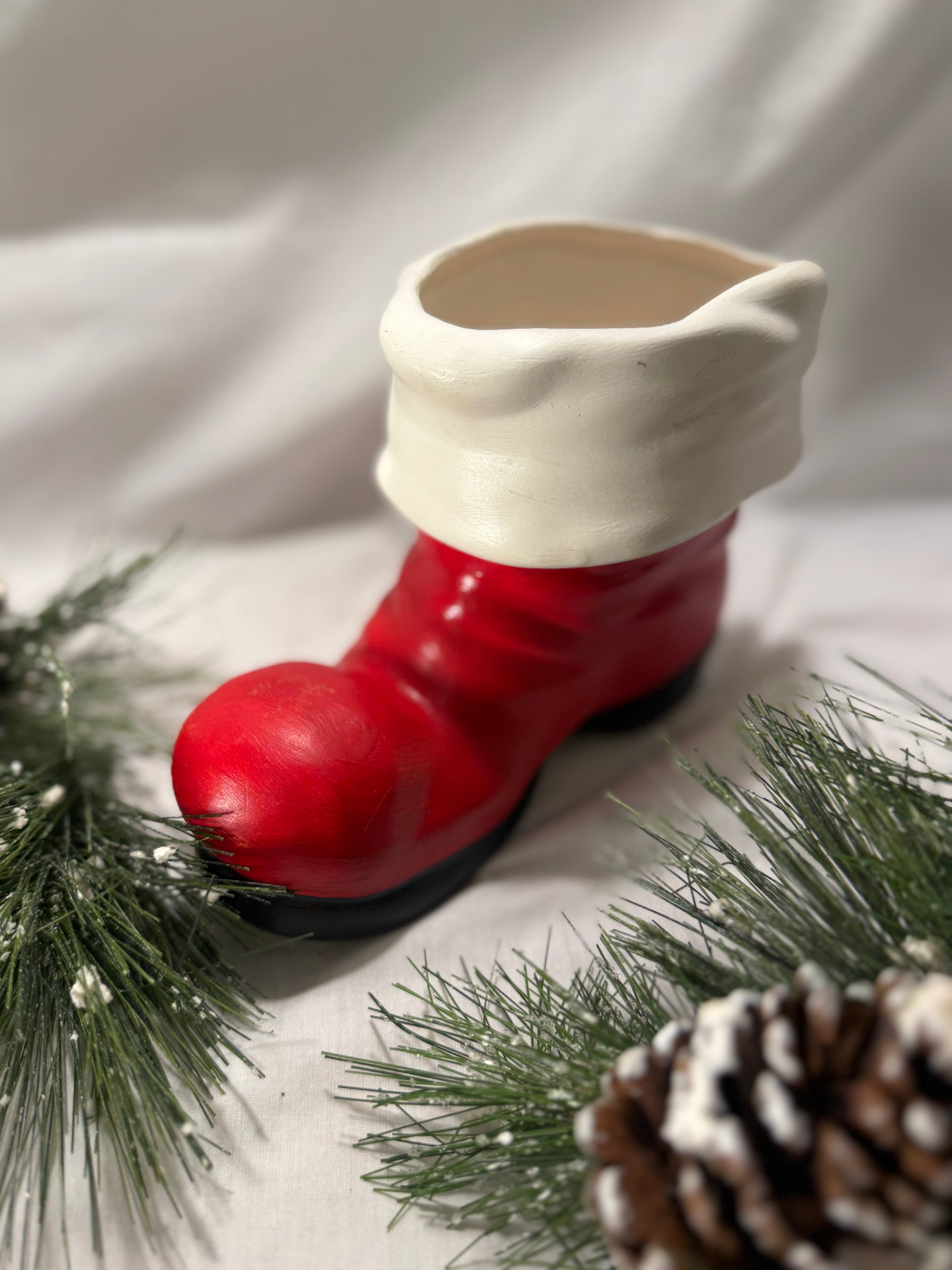 Ceramic Santa’s Boot