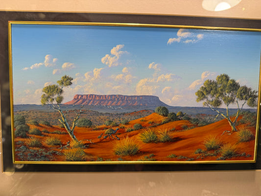"Ayers Rock Sunrise," Stanley Johns Painting