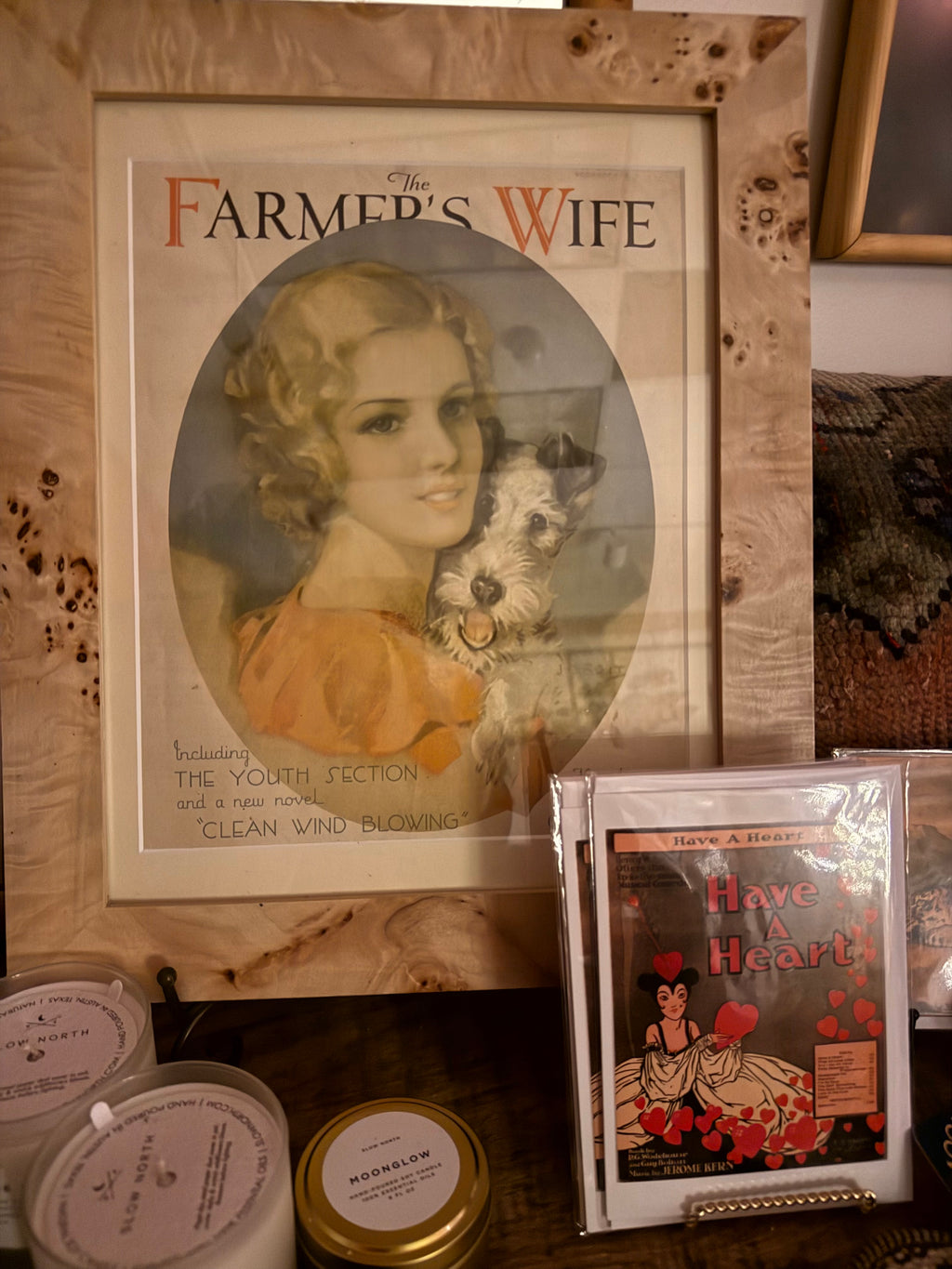 Farmer’s Wife Framed Vintage Art