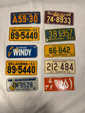 Vintage Mini License Plate