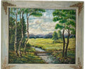 Flow Jacobs Rural Stream & Mountain Painting
