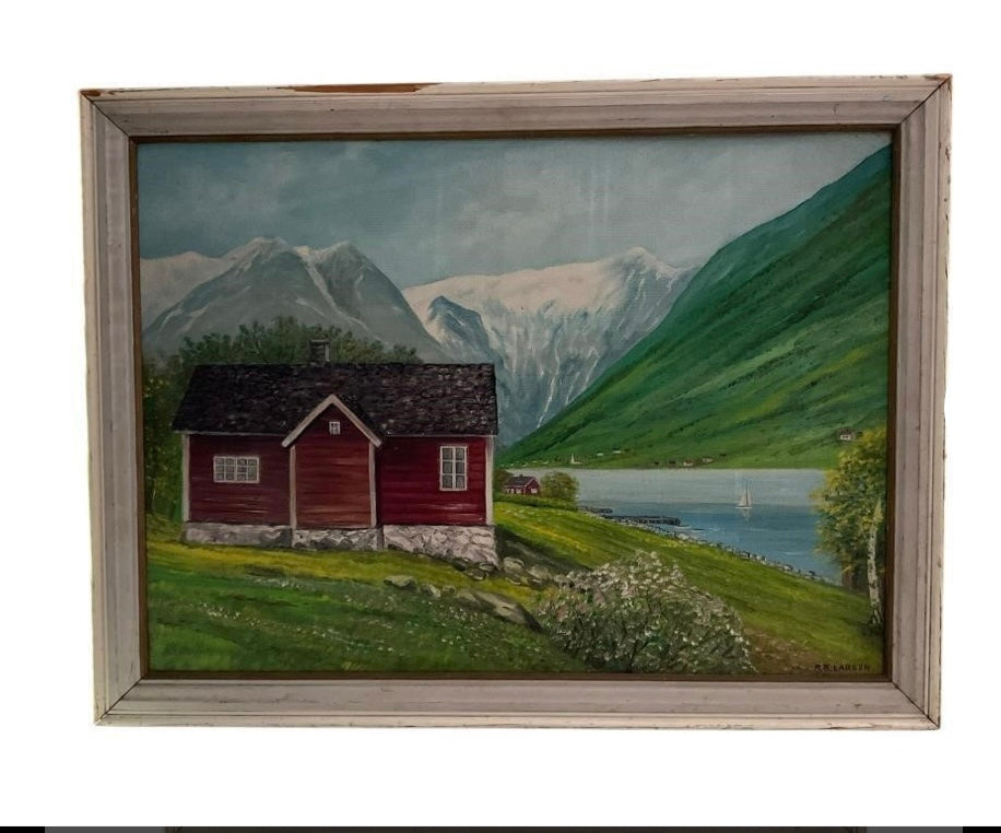 Norway Painting by R.B. Larsen