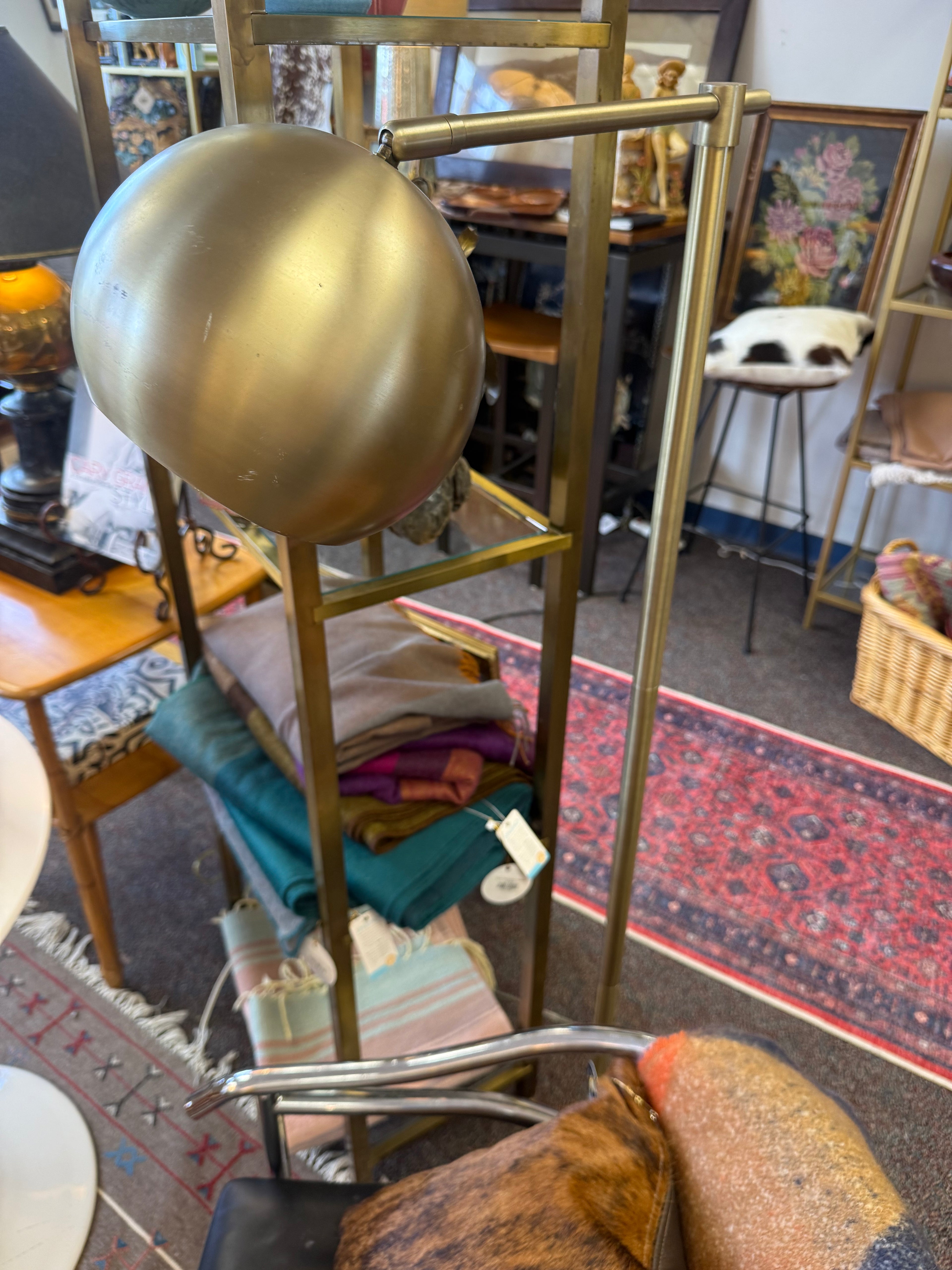 Modern Brass Floor Lamp