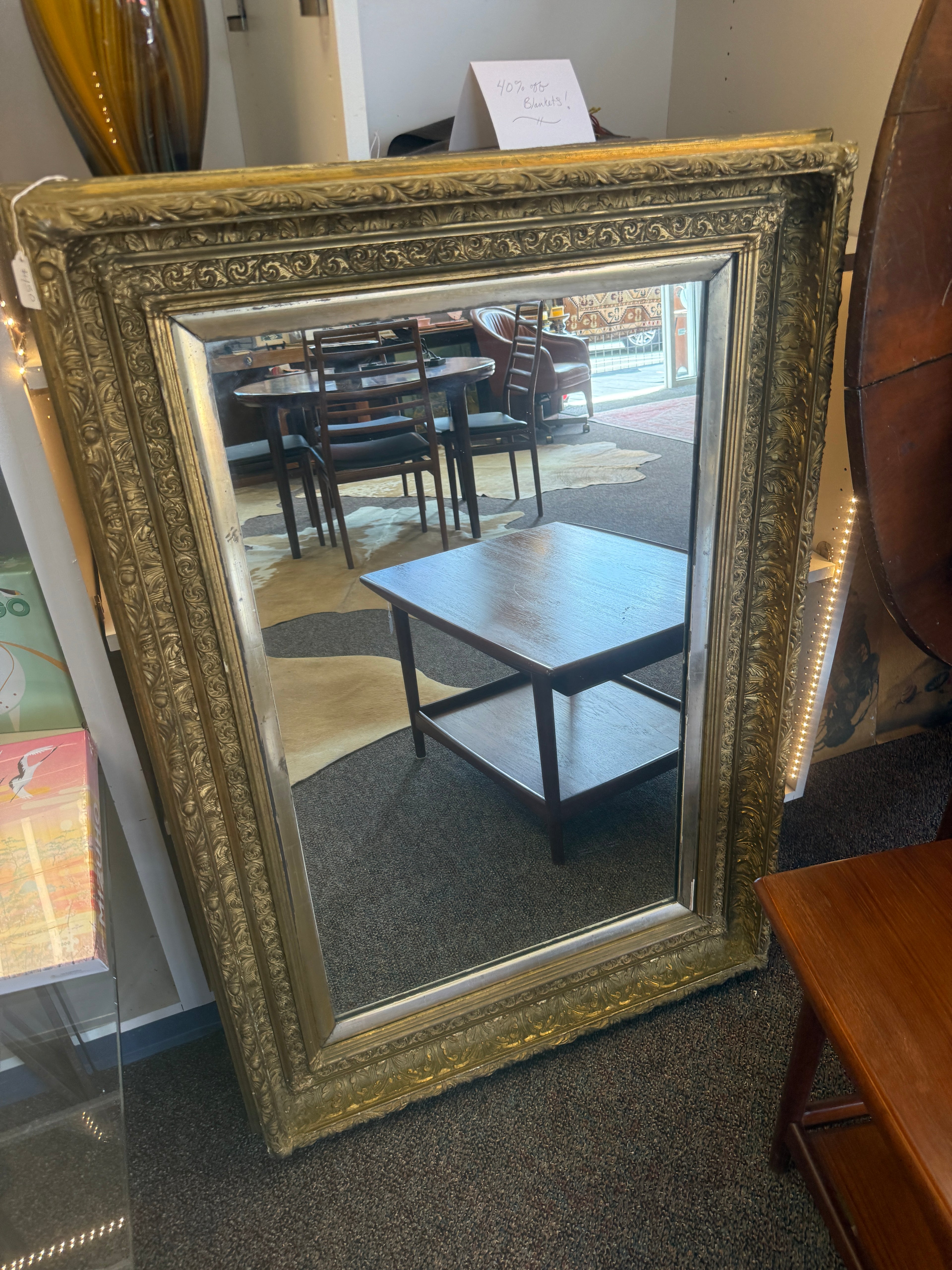 Giltwood & Gesso Wall Mirror (Large)