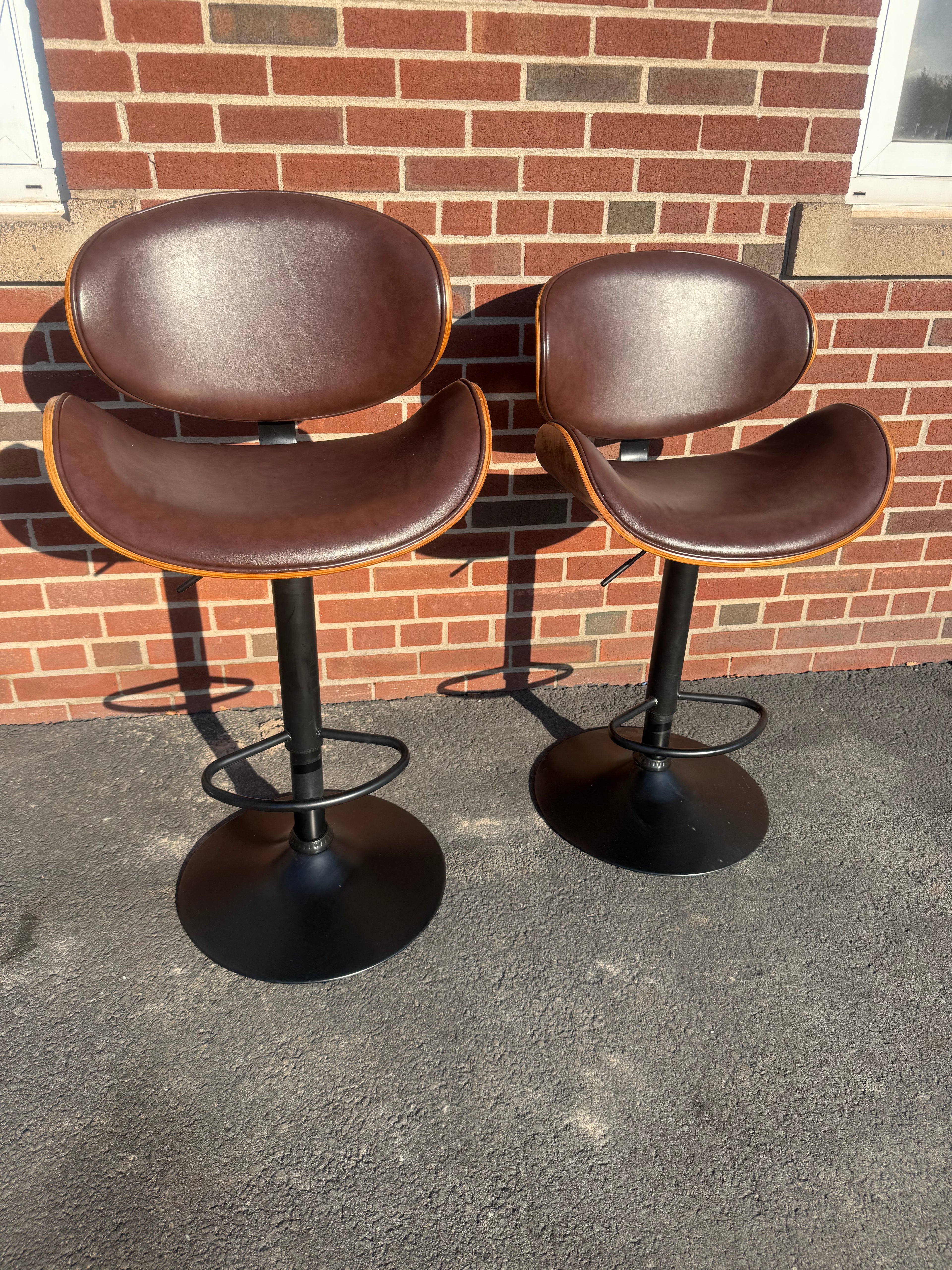 Swivel Modern Barstools (Pair)