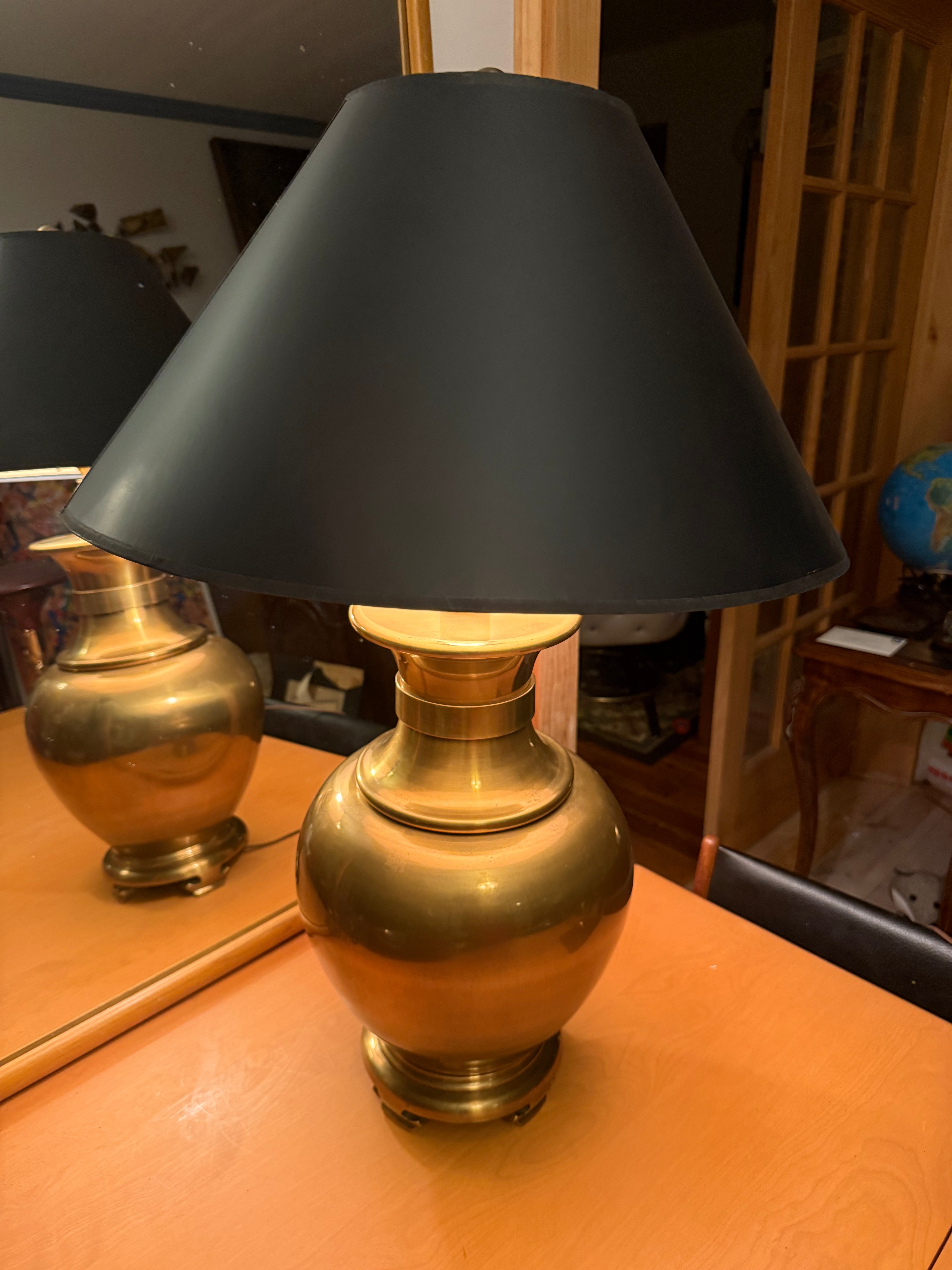 Chapman Brass Asian style Table Lamp
