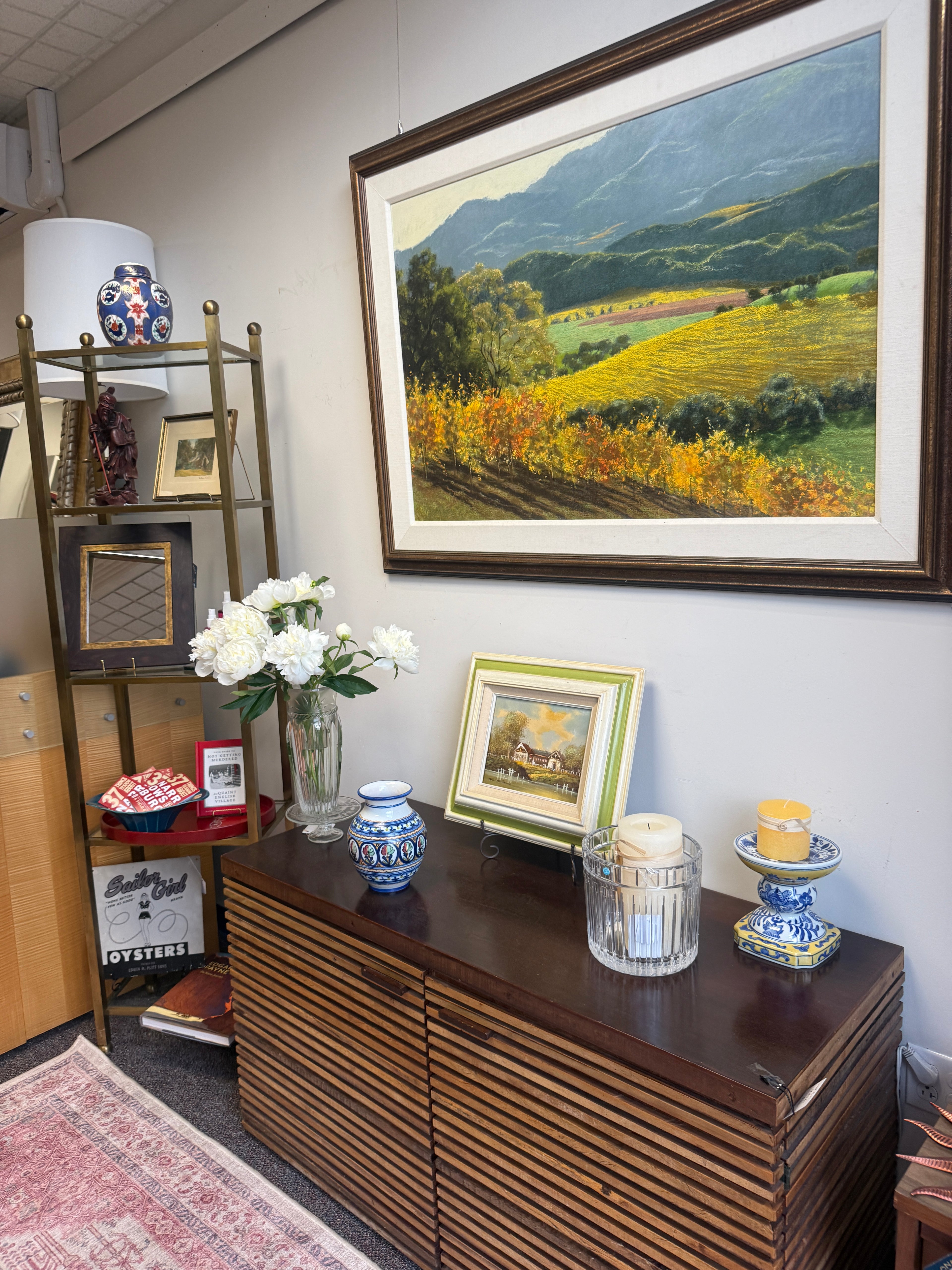 West Elm Slatted Buffet Credenza