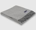Faribault Mill Ashby Wool Throw Blanket -Grey
