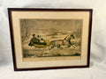 Currier & Ives 'The Road - Winter' Vintage Print