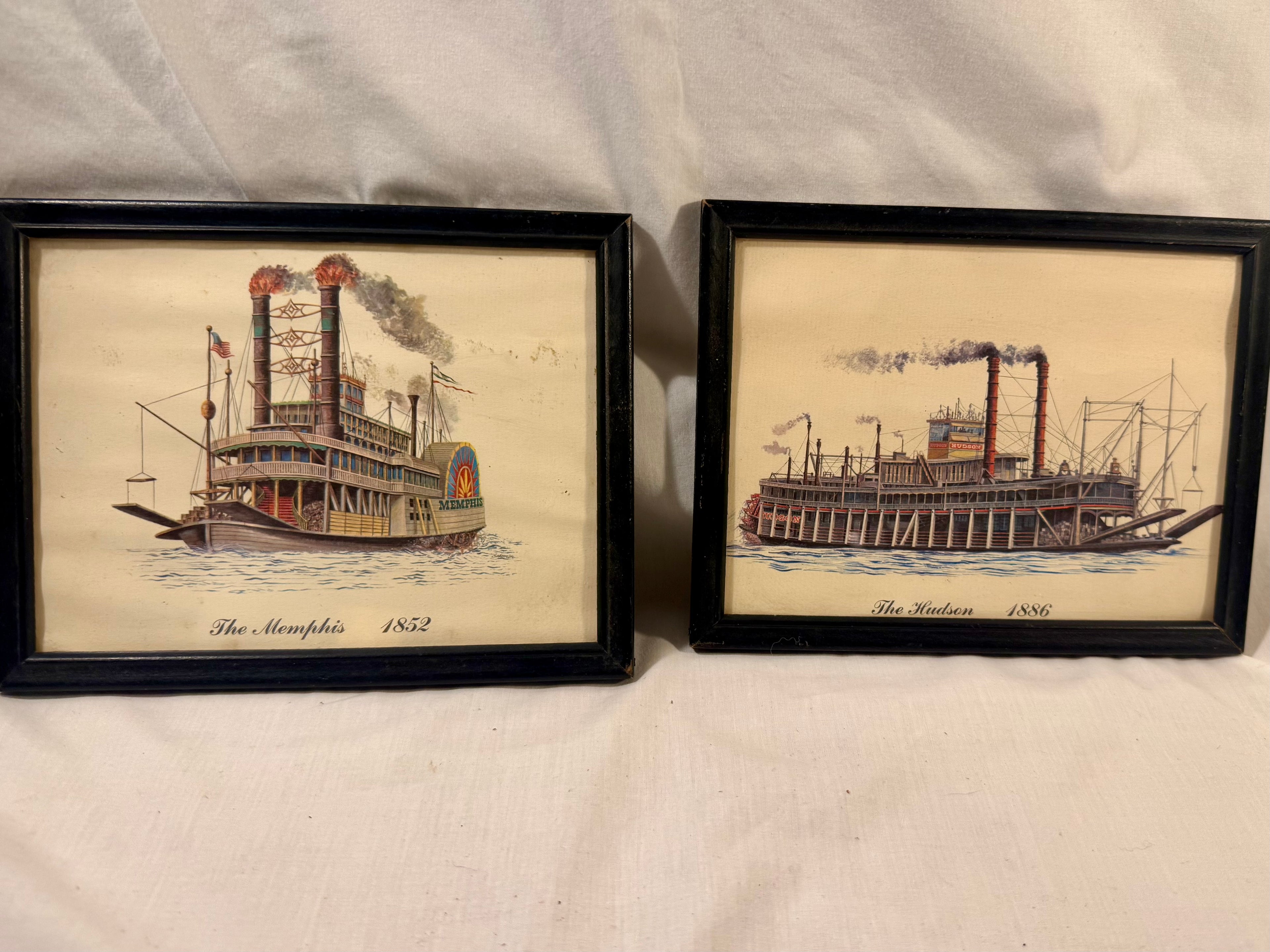Historical Steamboat Print
