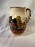 English Ceramic Pastoral Cottage Pitcher