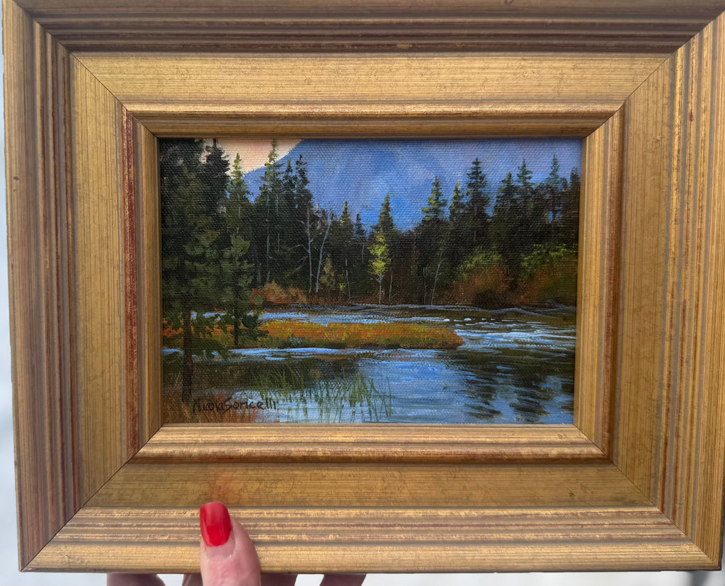 "Mountain Stream" Signed Nicola Soricell