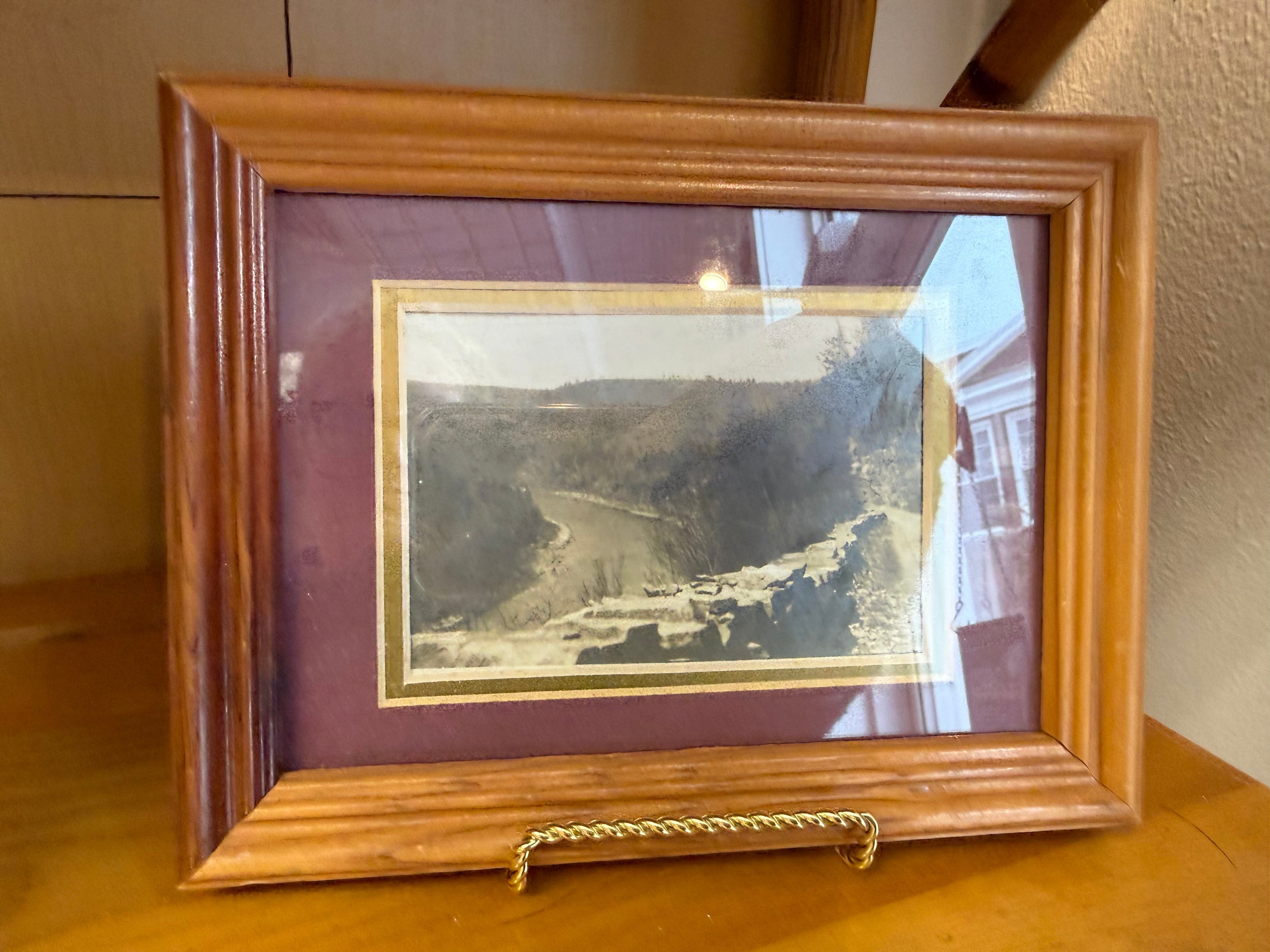 Framed Antique Postcard - Hawks Nest