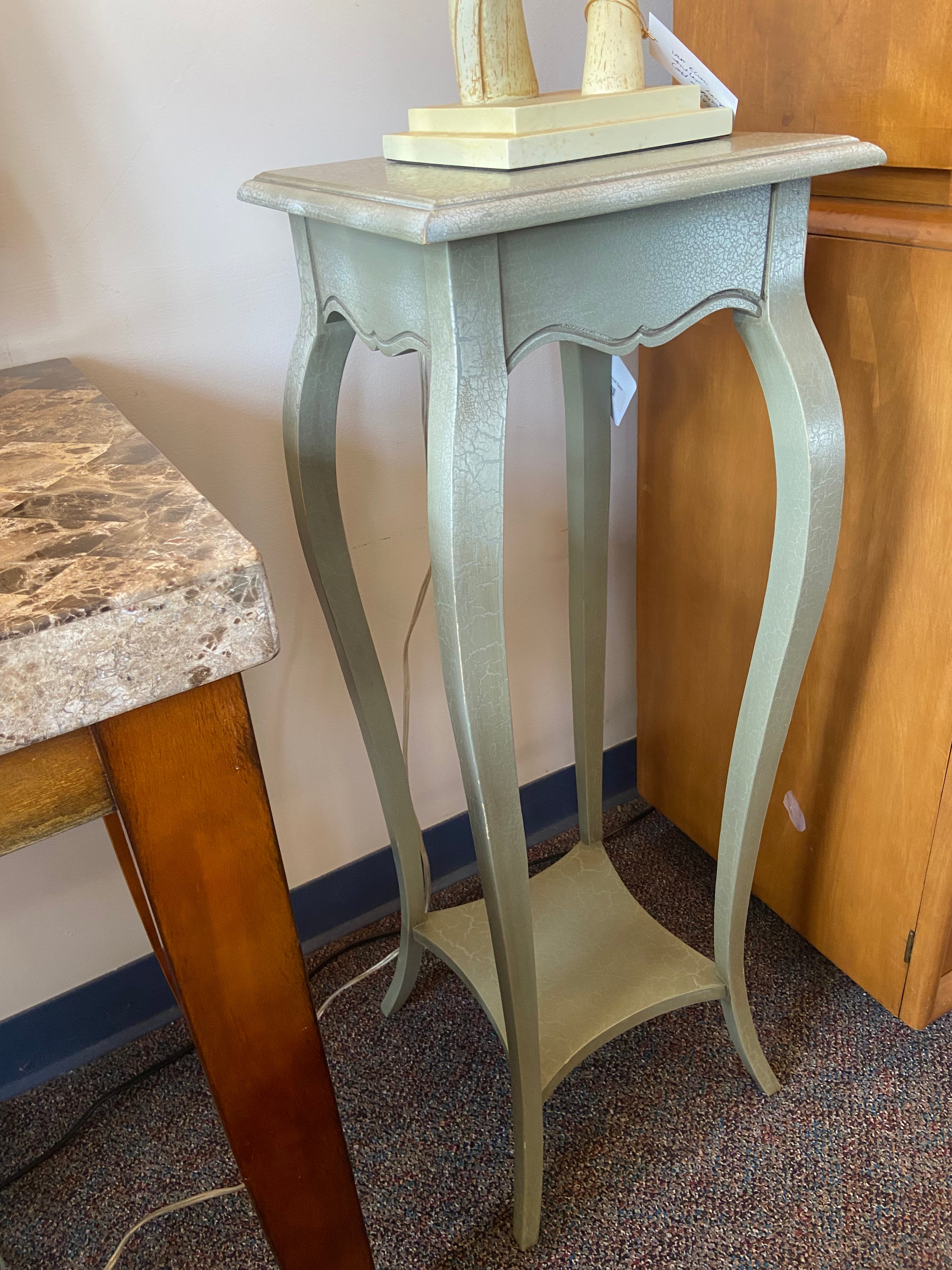 Ethan Allen Painted Plant Stand