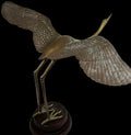 Hattakitkosol Somchai Brass Crane Sculpture