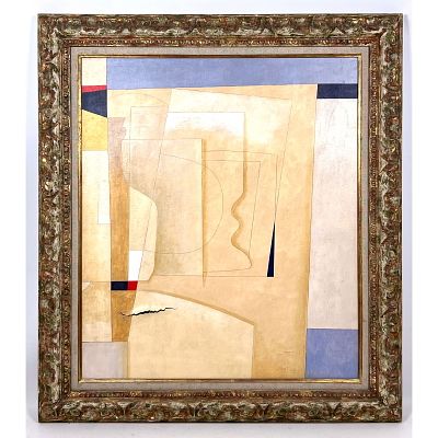 Joan Vidal Abstract Modern Painting on Canvas