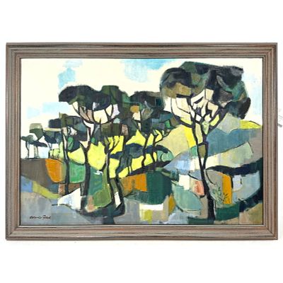 Maurice Freed Mid-Century Modern Painting