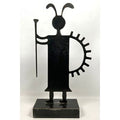 DAN DAY Welded Metal Figural Warrior Sculpture