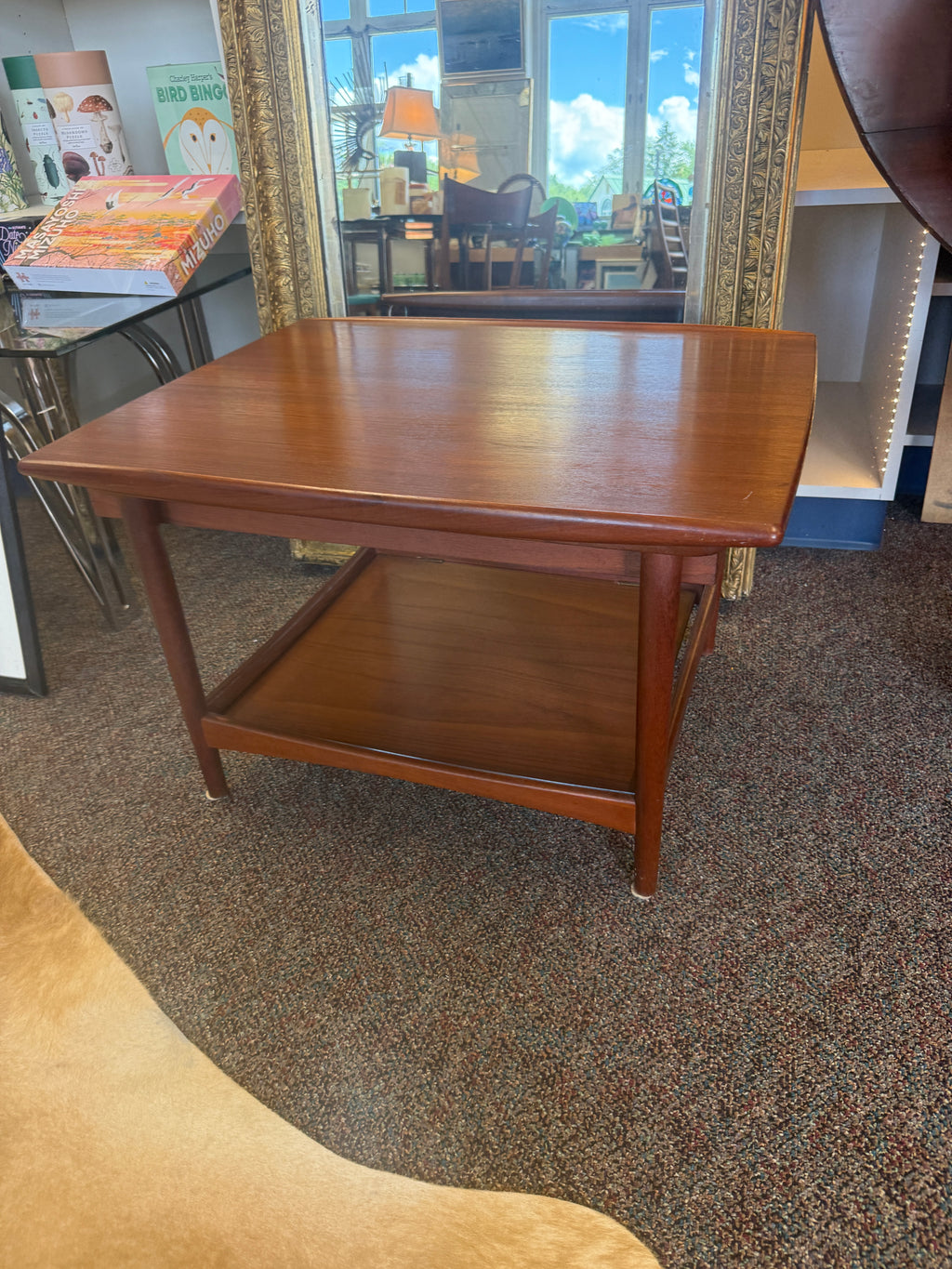 MOREDDI Danish Modern Teak Side Table