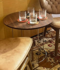 Milo Baughman Attributed Walnut/Chrome Side Table