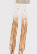 Ashton 18k Gold Plated Fringe Earring
