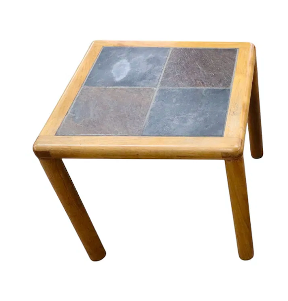 Hasley Denmark Mid Century Modern Slate Coffee Table (medium)