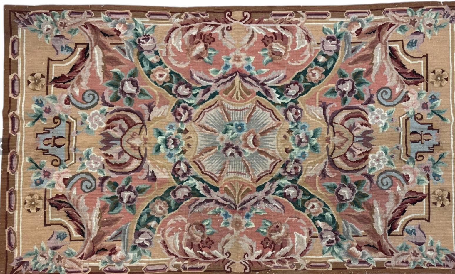 French Aubusson Style Needlepoint