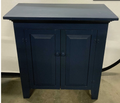 Blue Wooden Storage Cabinet