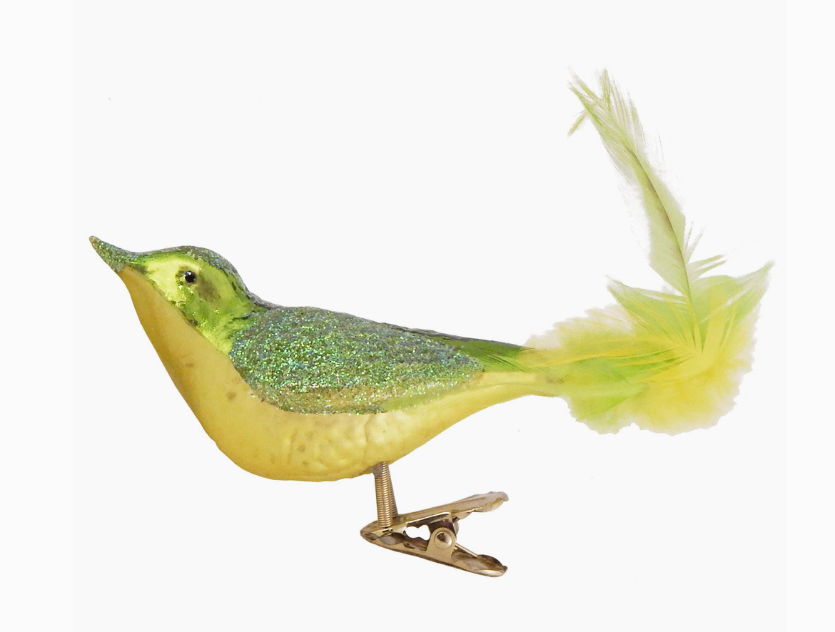 Colorful Bird Clip Ornaments (SET of 3)