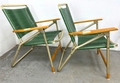 Telescope Furniture Outdoor Folding Patio Chairs - Set of 2 Green