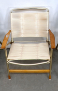 Telescope Furniture Outdoor Folding Patio Chairs - Cream