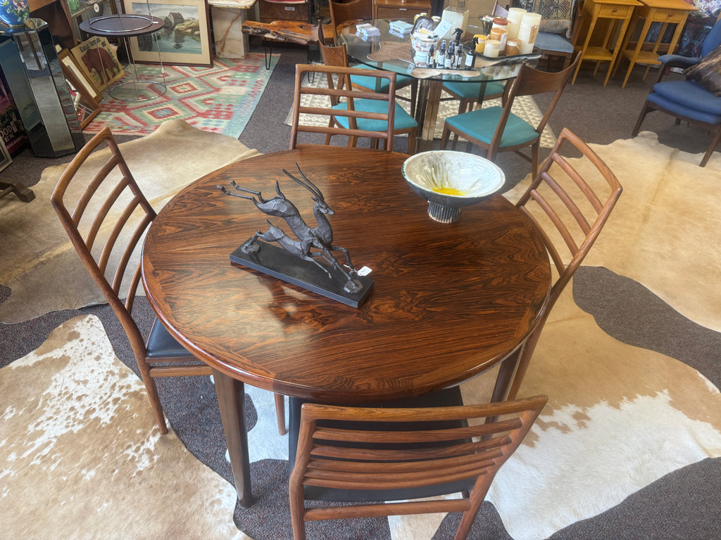 Set of 5 Danish Modern Moller-Style Dining Chairs