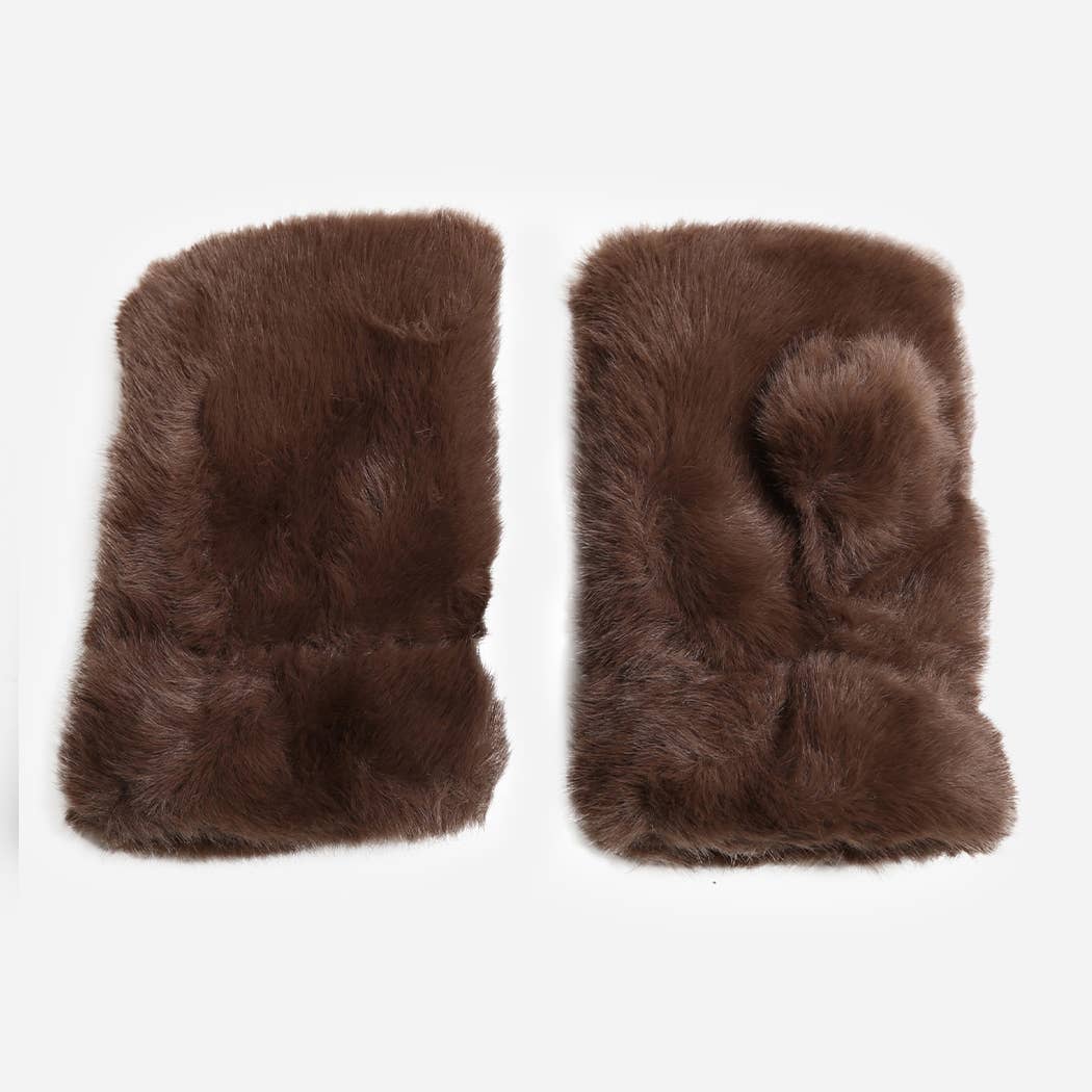 Solid Color Plain Fingerless Glove