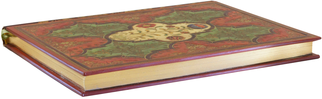 Floral Parchment Journal
