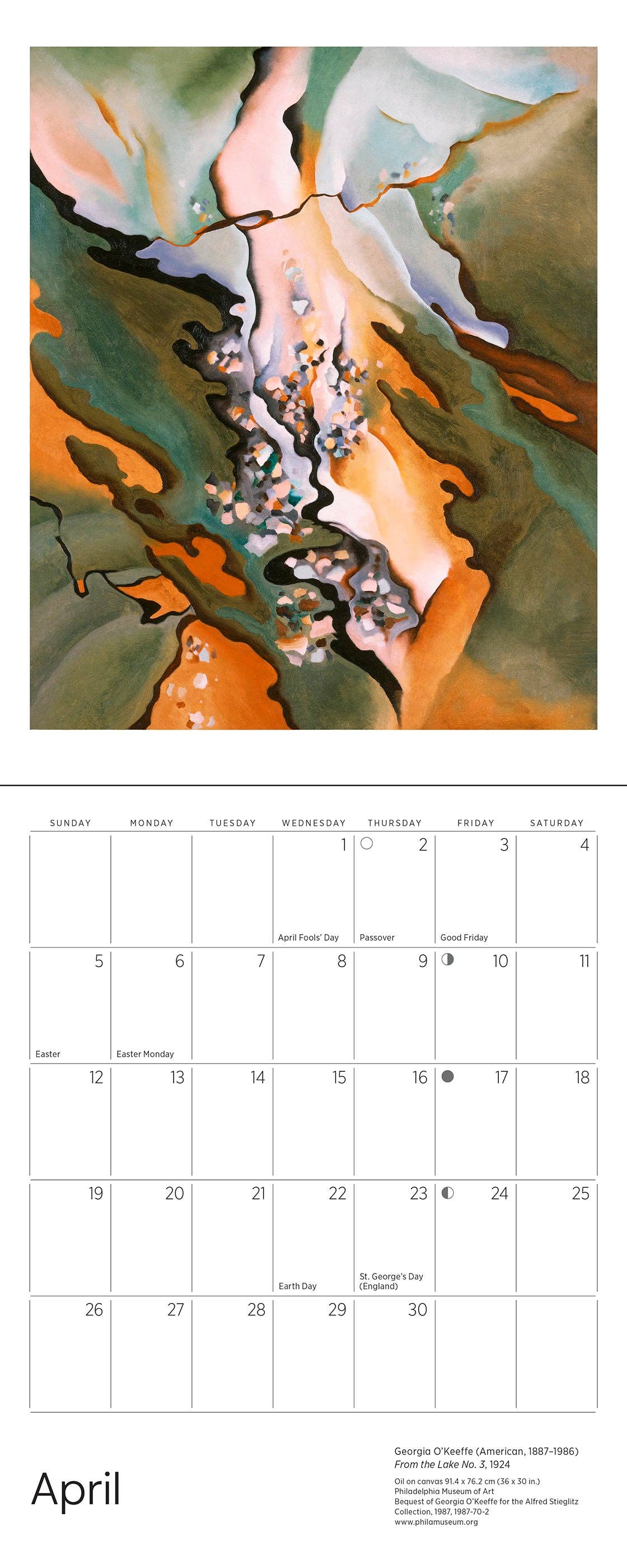 Georgia O'Keeffe 2026 Mini Wall Calendar