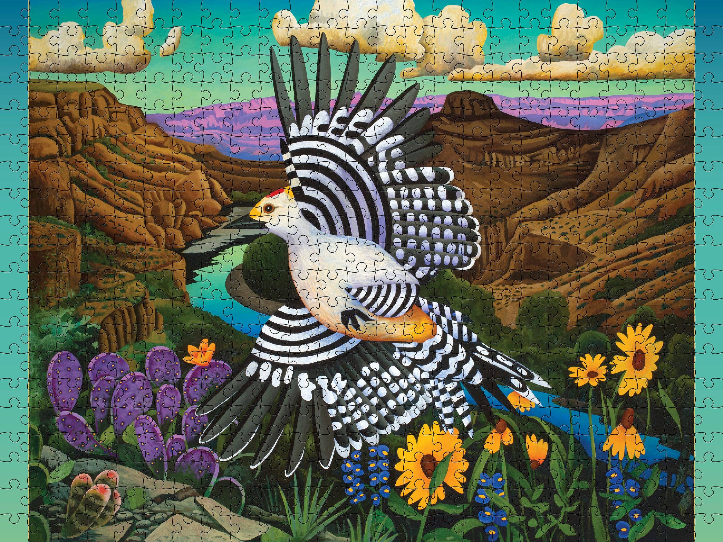 Billy Hassell: Crossing the Rio Grande 500-Piece Jigsaw Puzzle