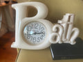 Plastic Bath Letter Clock