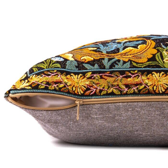 Pheasant William Morris Tapestry Pillow