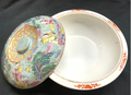 Signed Asian Bowl w/Lid