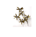 C. Jere 1981 Brutalist Cut-Metal Flower Wall Sculpture