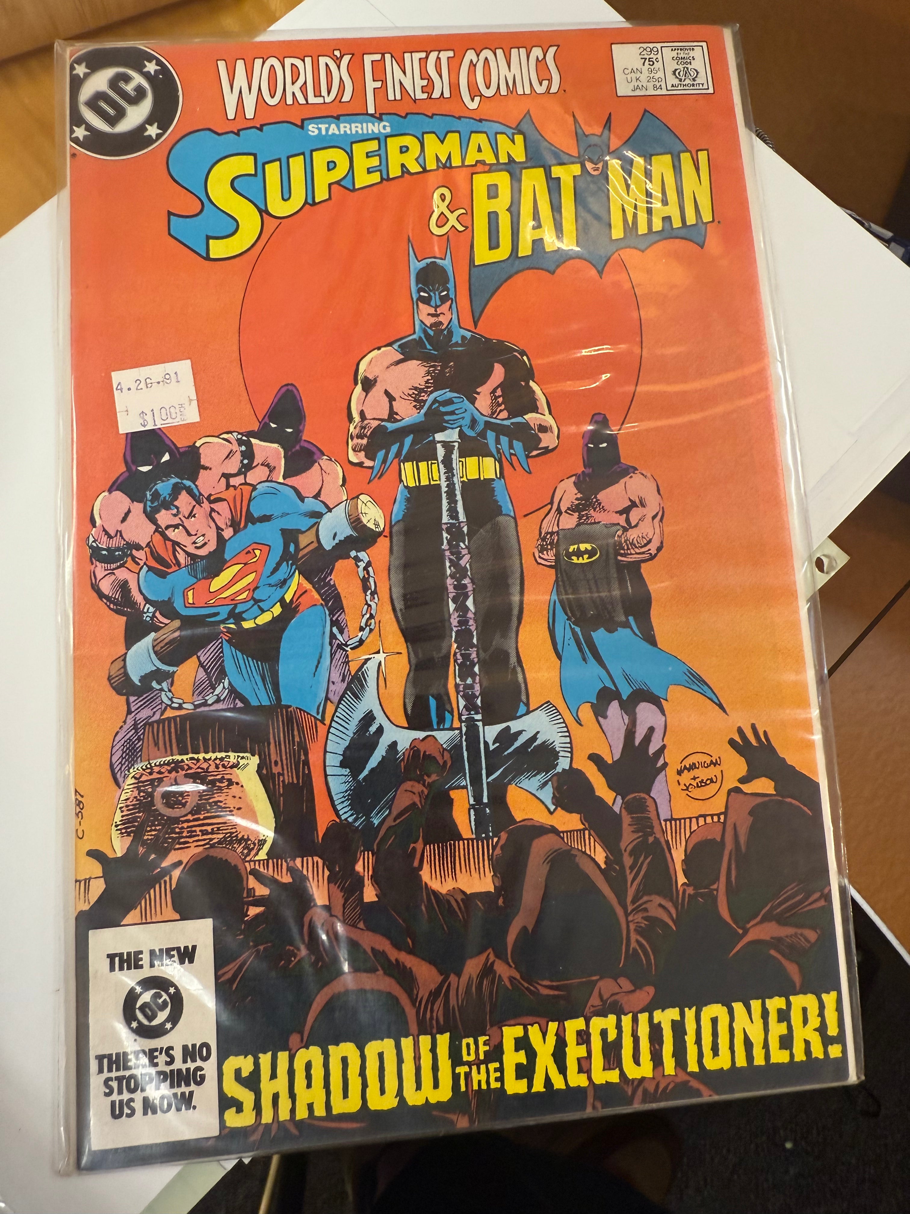 World's Finest Comics starring Superman & Batman #299