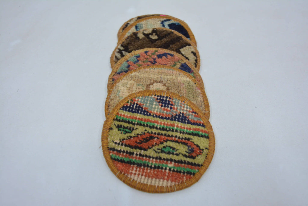 Kitchen Decor Tea & Coffee Rug Coaster Set