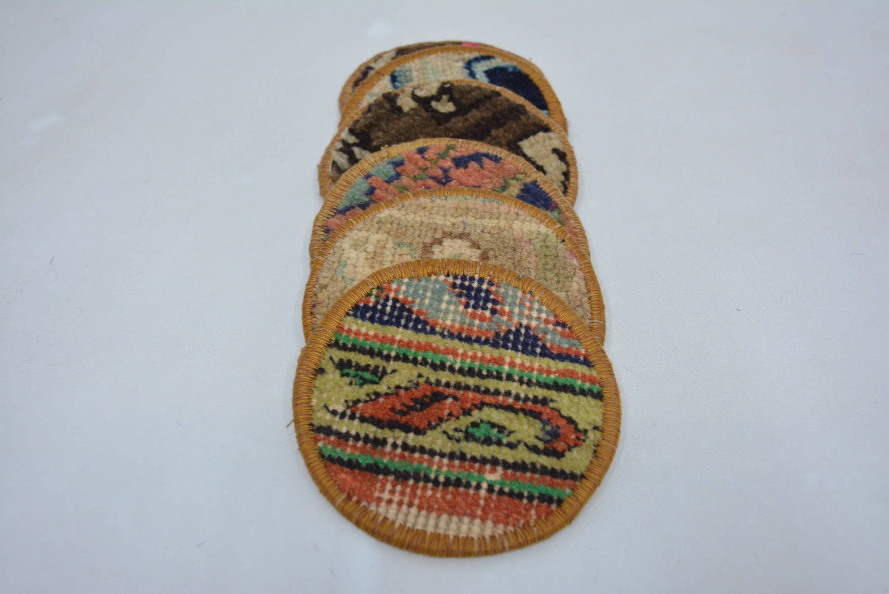 Kitchen Decor Tea & Coffee Rug Coaster Set