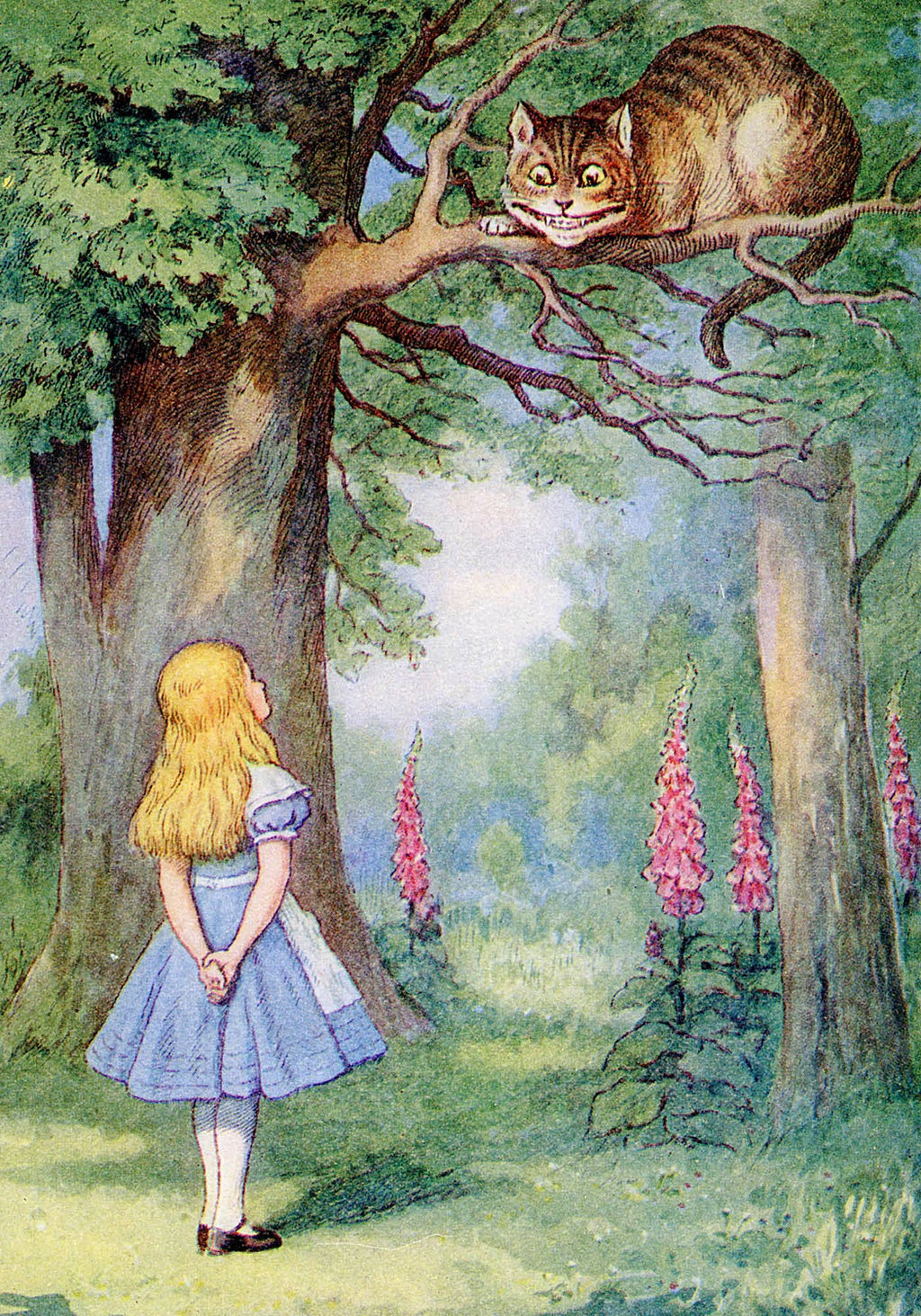 Sir John Tenniel: Alice & the Cheshire Cat Small Boxed Notes