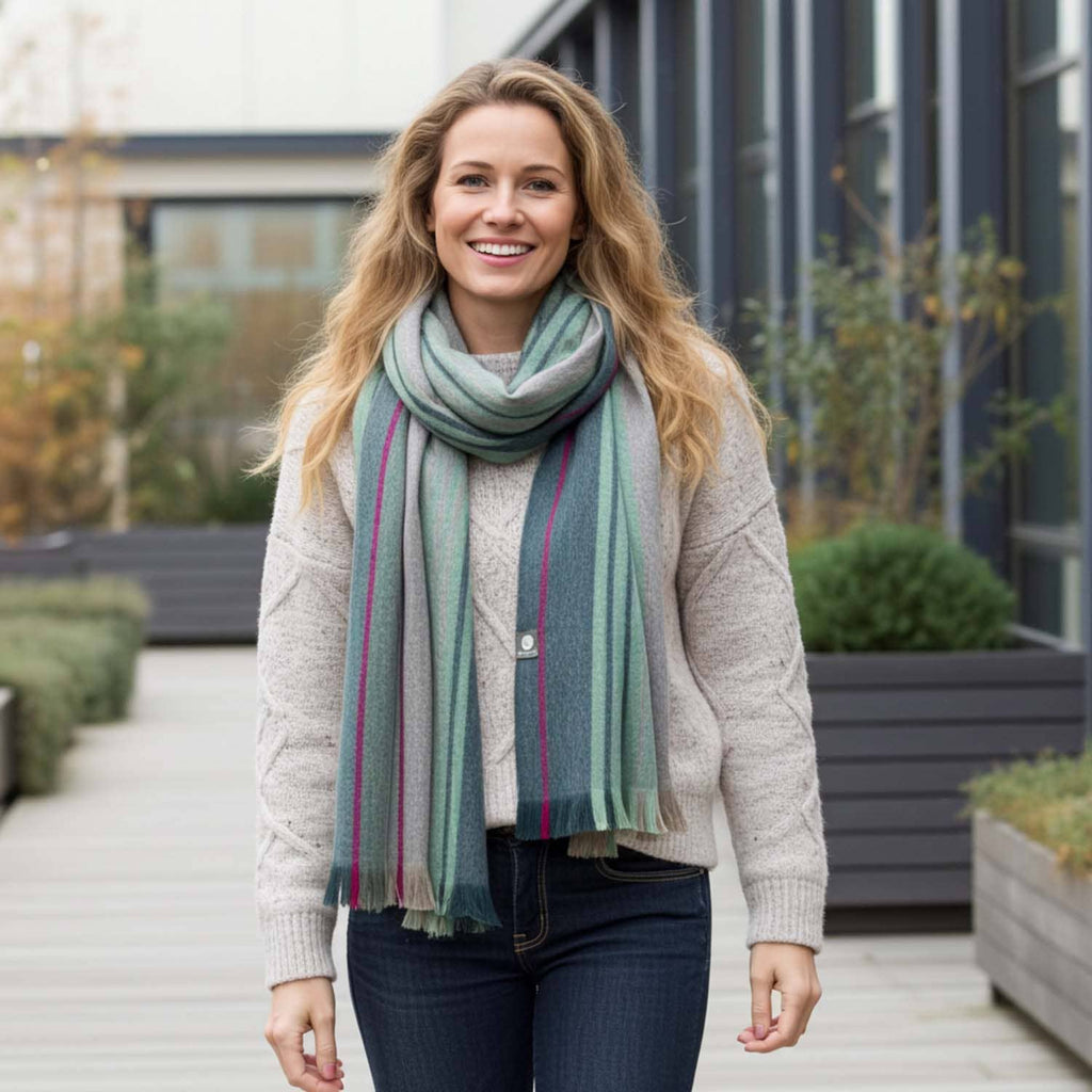 Alpaca Scarf - Wild Wasabi