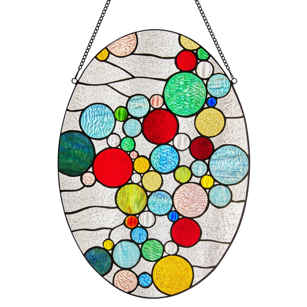 Naomi Multicolored Dots Stained Glass